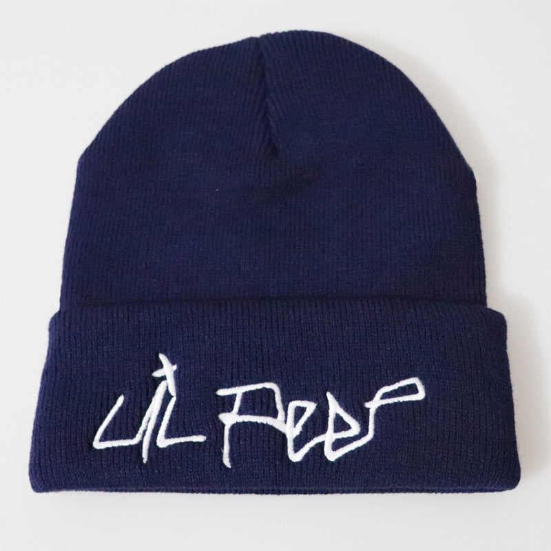 Lil Peep Embroidered Knit Beanie Hat